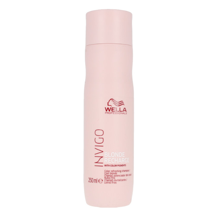 Image of Wella Invigo Blonde Recharge Color Refreshing Shampoo 250ml