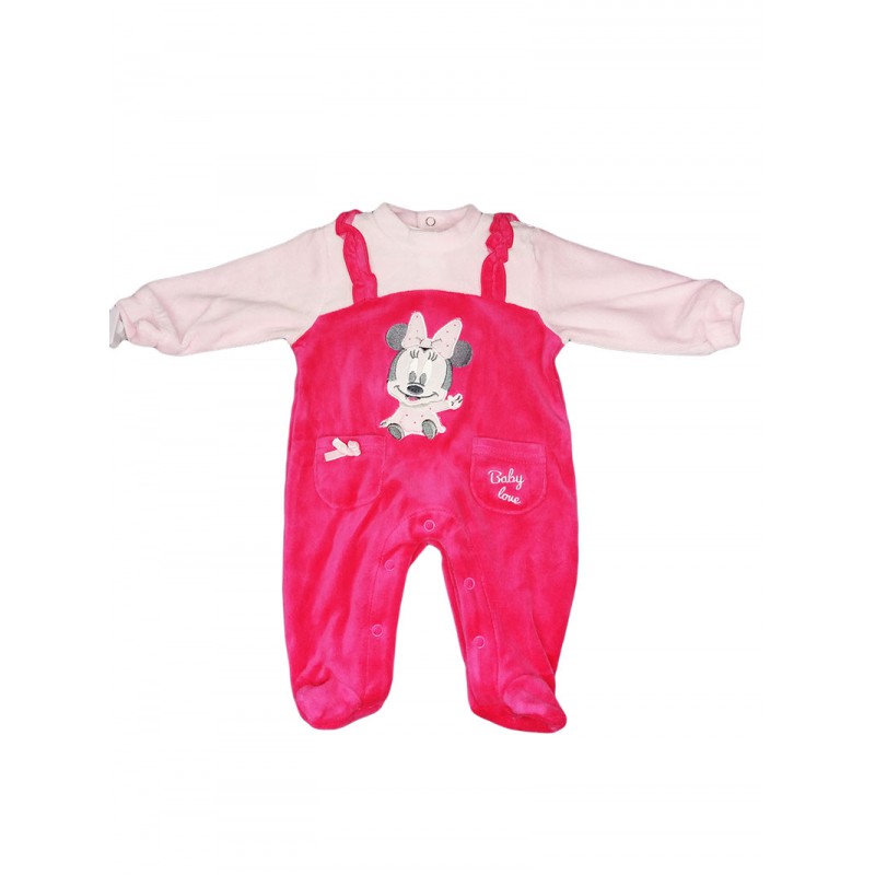 Image of Tuta tutina ciniglia bimba neonato Arnetta Disney baby Minnie fucsia 3 m033