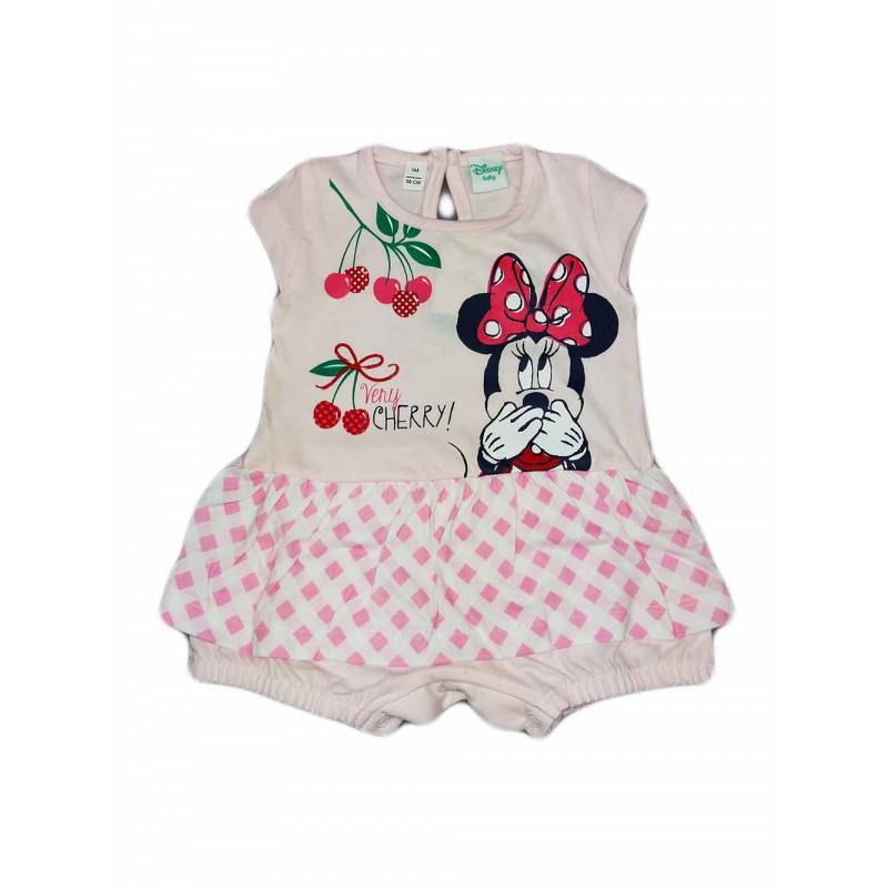 Image of Pagliaccetto tutina bimba neonato Ellepi Disney baby Minnie rosa 3 m033