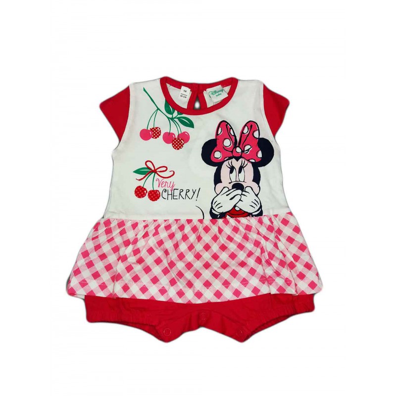 Image of Pagliaccetto tutina bimba neonato Ellepi Disney baby Minnie fucsia 3 m033