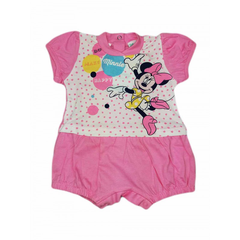 

Pagliaccetto tutina bimba neonato Ellepi Disney baby Minnie rosa 3 m