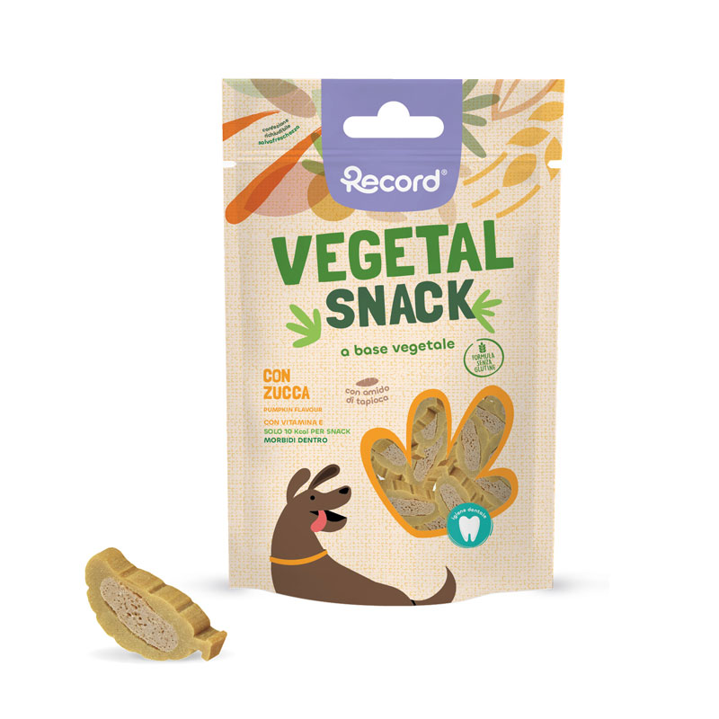 Image of RECORD VEGETAL SNACK PER CANI 75 G ZUCCA